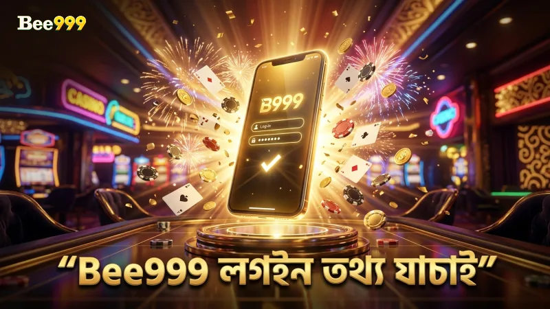 Bee999 লগইন প্রক্রিয়ায় প্রয়োজনীয় তথ্য যাচাই করা হচ্ছে