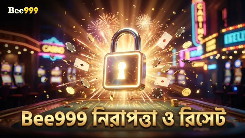 Bee999 অ্যাকাউন্টের নিরাপত্তা ও পাসওয়ার্ড রিসেট ফিচার