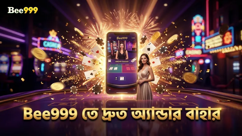 দ্রুত ও সুবিধাজনক অ্যান্ডার বাহার খেলার জন্য Bee999 প্ল্যাটফর্ম।