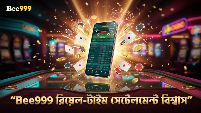 Bee999 প্ল্যাটফর্মে রিয়েল-টাইম সেটেলমেন্টের মাধ্যমে বিশ্বাসযোগ্যতা বাড়ে